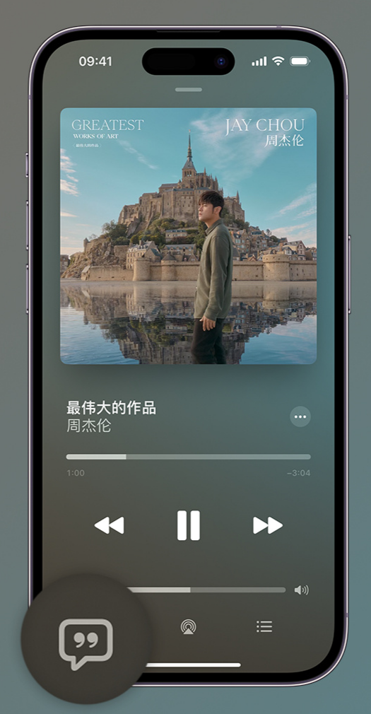 建阳iphone维修分享如何在iPhone上使用Apple Music全新唱歌功能 