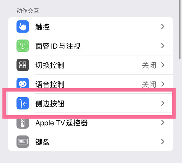 建阳苹果14维修店分享iPhone14 Plus侧键双击下载功能关闭方法 