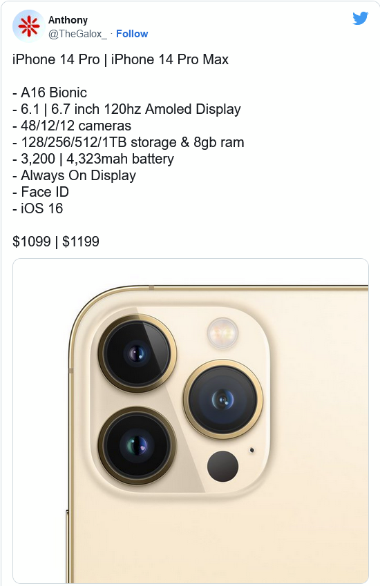 建阳苹果14维修分享iPhone 14全系涨价 